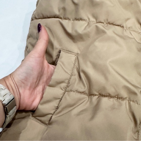 Old Navy Active Tan Puffer Vest - Picture 2 of 5